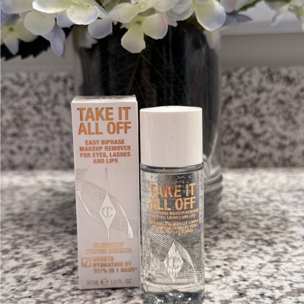 Charlotte Tilbury Take It All Off Biphase Makeup Remover – 30 ml Mini – NIB